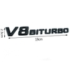 Decal tem chữ V8-Biturbo dán hông xe Mercedes