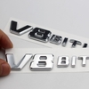 Decal tem chữ V8-Biturbo dán hông xe Mercedes