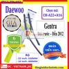 Bộ 2 thanh gạt nước mưa ô tô Nano xương mềm cao cấp hãng xe Chevrolet, Daewoo: Cruze-Aveo-Captiva-Trax-Spark-Lacetti-Gentra-Lanos-Matiz-Orlando-Colorado
