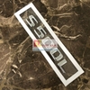 Decal tem chữ S600L, S500L và S400L dán đuôi xe ô tô Mercedes