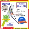 Bộ 2 thanh gạt nước mưa ô tô Nano xương mềm cao cấp hãng xe Chevrolet, Daewoo: Cruze-Aveo-Captiva-Trax-Spark-Lacetti-Gentra-Lanos-Matiz-Orlando-Colorado