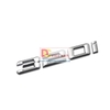 Decal tem chữ inox 320i dán đuôi xe ô tô
