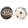 Logo chụp mâm, ốp lazang bánh xe ô tô Kia, đường kính 60mm