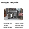 Máy trộn bột, đánh trứng 10 lít cao cấp, thương hiệu Nga cao cấp DSP - KM3059