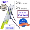 Thanh gạt nước mưa ô tô công nghệ Đức Nano Plus cao cấp dành cho các dòng xe của hãng FORD