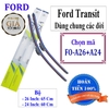 Thanh gạt nước mưa ô tô công nghệ Đức Nano Plus cao cấp dành cho các dòng xe của hãng FORD