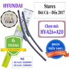 Thanh gạt nước mưa ô tô công nghệ Đức Nano Plus cao cấp dành cho các dòng xe của hãng HYUNDAI