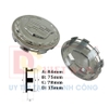 Logo chụp mâm, ốp lazang bánh xe ô tô Cadillac Escalade KDLK-009, đường kính 83mm