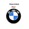Logo biểu tượng trước và sau xe BMW đường kính 82mm và 74mm