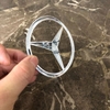 Logo biểu tượng dán sau xe Mercedes - Đường kính 90mm