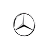 Logo biểu tượng dán sau xe Mercedes - Đường kính 90mm