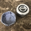 Logo chụp mâm, ốp lazang bánh xe ô tô Nissan NS-046, đường kính 130mm
