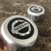 Logo chụp mâm, ốp lazang bánh xe ô tô Nissan NS-046, đường kính 130mm