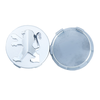 Logo chụp mâm, ốp lazang bánh xe ô tô Peugeot đường kính 60mm