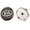 Logo chụp mâm, ốp lazang bánh xe ô tô Kia, đường kính 60mm