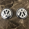 Logo chụp mâm, ốp lazang bánh xe ô tô Volkswagen. Đường kính 55mm và 65mm