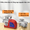 Máy ép dầu ăn thực vật chuyên nghiệp nâng cấp hoàn toàn mới, dùng trong gia đình, nhà hàng, khách sạn. Thương hiệu Mỹ cao cấp Septree - X10