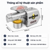 Máy ép dầu thực vật Nóng và Lạnh, dùng trong gia đình hoặc nhà hàng. Thương hiệu AOSIDA cao cấp WF-J168