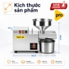 Máy ép dầu thực vật công nghiệp, dùng trong gia đình, nhà hàng, khách sạn. Thương hiệu cao cấp Septree - S9S