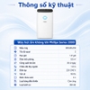 Máy hút ẩm Philips DE3203/00, công suất 395W, dung tích bình chứa nước 4 Lít, diện tích sử dụng 63m2