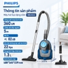 Máy hút bụi không túi Serial 2000, thương hiệu Hà Lan cao cấp Philips - XB2022/81