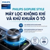 Máy khử mùi, lọc không khí dạng cốc trên xe ô tô. Thương hiệu Hà Lan cao cấp Philips - GP5602
