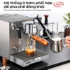 Máy pha cà phê Espresso, Cappuccino, Latte - Dòng chuyên nghiệp. Thương hiệu Mỹ cao cấp HiBREW - H21