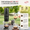 Máy pha cà phê cầm tay chuyên nghiệp Espresso 3 trong 1, dùng pin có thể pha cả nóng và lạnh. Thương hiệu Mỹ cao cấp HiBREW - H4C