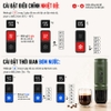 Máy pha cà phê cầm tay chuyên nghiệp Espresso 3 trong 1, dùng pin có thể pha cả nóng và lạnh. Thương hiệu Mỹ cao cấp HiBREW - H4C