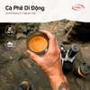 Máy pha cà phê cầm tay chuyên nghiệp Espresso 3 trong 1, dùng pin có thể pha cả nóng và lạnh. Thương hiệu Mỹ cao cấp HiBREW - H4C
