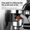 Máy pha và xay cà phê bán tự động 3 trong 1 Espresso, Cappuccino, Latte. Kết hợp 44 chế độ xay. Thương hiệu Mỹ cao cấp HiBREW - H7 LITE