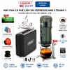 Máy pha cà phê cầm tay Espresso mini 3 trong 1, thương hiệu Mỹ HiBREW cao cấp H4A và H4B