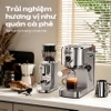 Máy pha cà phê Cappuccino, Ristretto, Espresso, Latte chuyên nghiệp. Thương hiệu Mỹ cao cấp HiBREW - H13