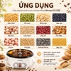 Máy rang hạt cà phê và các loại hạt tự động tích hợp điều chỉnh thời gian, thương hiệu Mỹ cao cấp Cafemasy SCR-300B