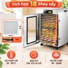 Máy sấy thực phẩm công nghiệp, dung tích 94 lít, 18 khay. Thương hiệu Mỹ cao cấp Septree DBC-18A