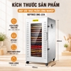 Máy sấy thực phẩm công nghiệp, dung tích 210 lít, 22 khay. Thương hiệu Mỹ cao cấp Septree DBC-22A