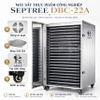 Máy sấy thực phẩm công nghiệp, dung tích 210 lít, 22 khay. Thương hiệu Mỹ cao cấp Septree DBC-22A