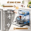 Máy sấy thực phẩm công nghiệp, dung tích 210 lít, 22 khay. Thương hiệu Mỹ cao cấp Septree DBC-22A