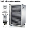 Máy sấy thực phẩm công nghiệp, dung tích 210 lít, 22 khay. Thương hiệu Mỹ cao cấp Septree DBC-22A