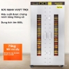 Máy sấy thực phẩm công nghiệp 24 khay, 600 lít. Thương hiệu Mỹ cao cấp Septree ST-00