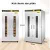 Máy sấy thực phẩm công nghiệp 24 khay, 600 lít. Thương hiệu Mỹ cao cấp Septree ST-00