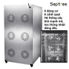 Máy sấy thực phẩm công nghiệp 24 khay, 600 lít. Thương hiệu Mỹ cao cấp Septree ST-00