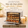 Máy sấy thực phẩm gia đình 5 khay, hẹn giờ sấy khô tự ngắt. Thương hiệu Mỹ cao cấp Septree DBC-05A