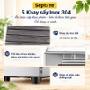 Máy sấy thực phẩm gia đình 5 khay, hẹn giờ sấy khô tự ngắt. Thương hiệu Mỹ cao cấp Septree DBC-05A