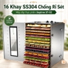 Máy sấy thực phẩm chuyên nghiệp dung tích 100 lít, 16 khay. Thương hiệu Mỹ cao cấp Septree ST-02