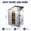 Máy sấy thực phẩm chuyên nghiệp dung tích 100 lít, 16 khay. Thương hiệu Mỹ cao cấp Septree ST-02