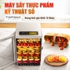 Máy sấy thực phẩm chuyên nghiệp dung tích 45 lít, 12 khay. Thương hiệu Mỹ cao cấp Septree ST-06