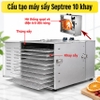 Máy sấy thực phẩm chuyên nghiệp dung tích lớn 59 lít, 10 khay. Thương hiệu Mỹ Septree cao cấp ST-01