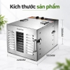 Máy sấy thực phẩm chuyên nghiệp dung tích lớn 59 lít, 10 khay. Thương hiệu Mỹ Septree cao cấp ST-01