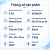 Máy tạo độ ẩm công nghệ NanoCloud, tia khử UV - Bản Quốc Tế 